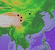 Map of known records of Nicrophorus przewalskii